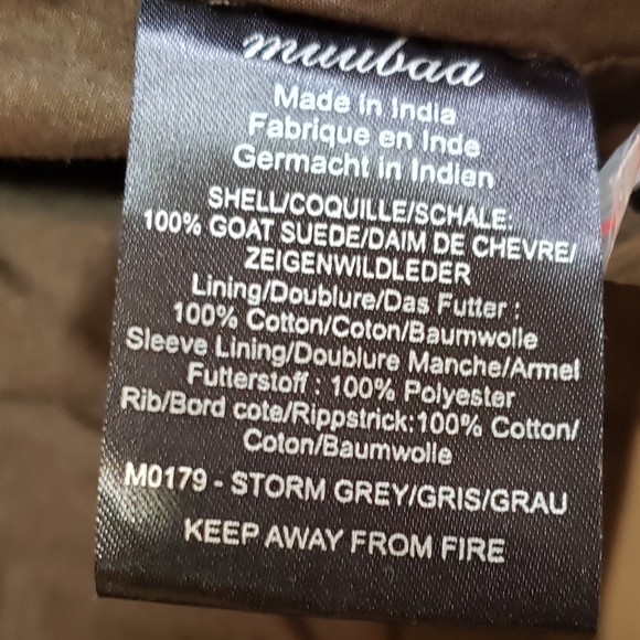 MUUBAA Suede Jacket MED - Picture 4 of 9